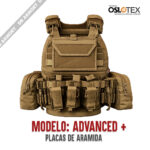 CHALECO OSLOTEX MODELO ADVANCED + PLACA NIVEL IIIA ( ARAMIDA) - Imagen 3
