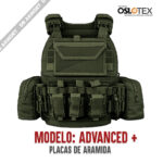 CHALECO OSLOTEX MODELO ADVANCED + PLACA NIVEL IIIA ( ARAMIDA) - Imagen 4