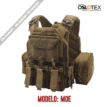 CHALECO TACTICO OSLOTEX MOE CONFIGURACIÓN 7+ PLACAS ANTIBALAS NIVEL IIIA - Imagen 4