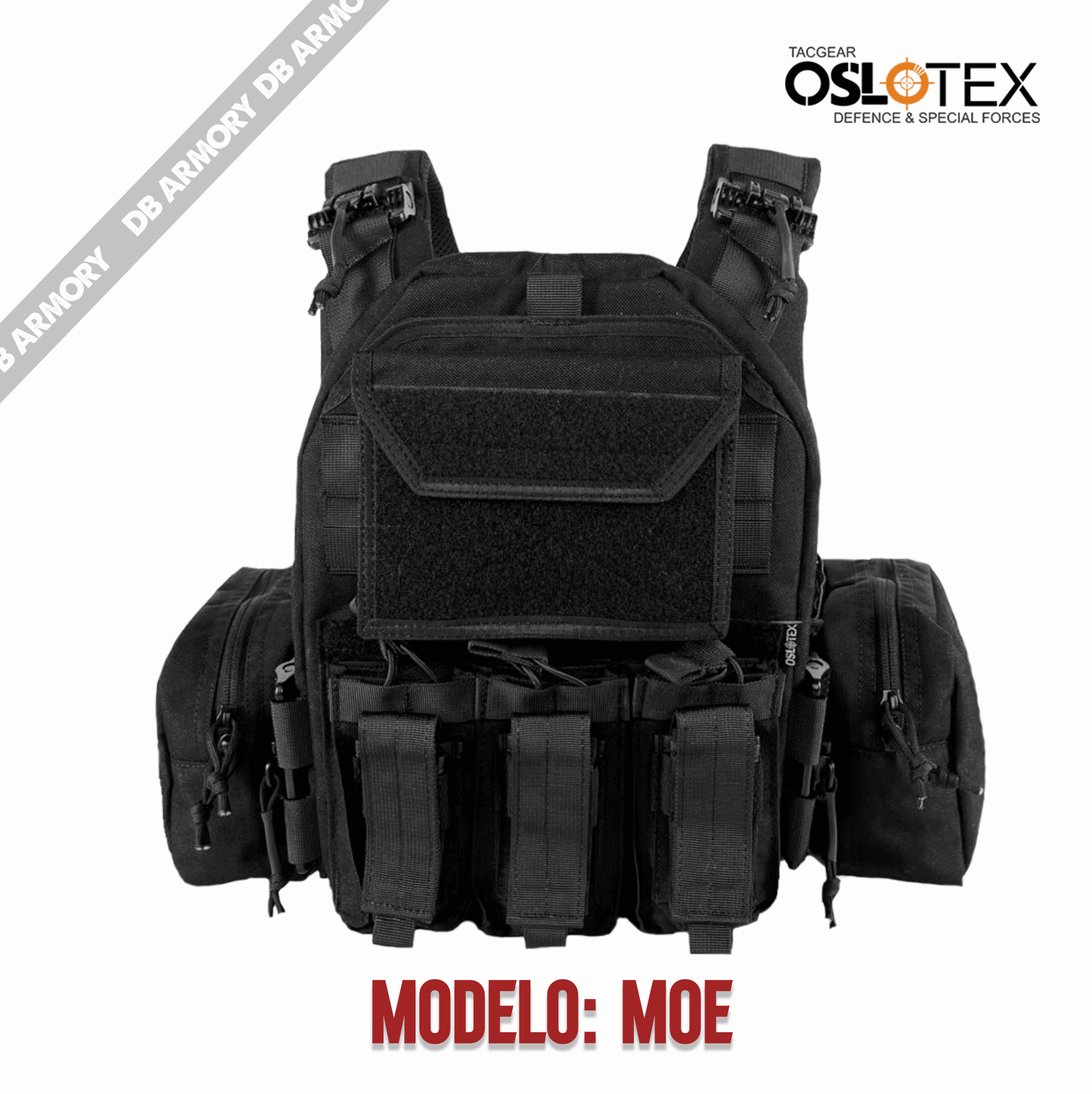 MOE-CHALECO-scaled-1.gif CHALECO TACTICO OSLOTEX MOE CONFIGURACIÓN 7+ PLACAS ANTIBALAS NIVEL IIIA - Imagen 1