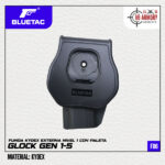 F06 - FUNDA KYDEX EXT NIVEL 1 CON PALETA (GLOCK 17,19,19X,22,23,26,27,31,32,33,34,45) (GEN 1-5) - Imagen 2