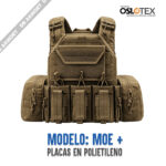 Chaleco Táctico modelo Moe+ Placas Nivel IIIA (Polietileno) - Imagen 2